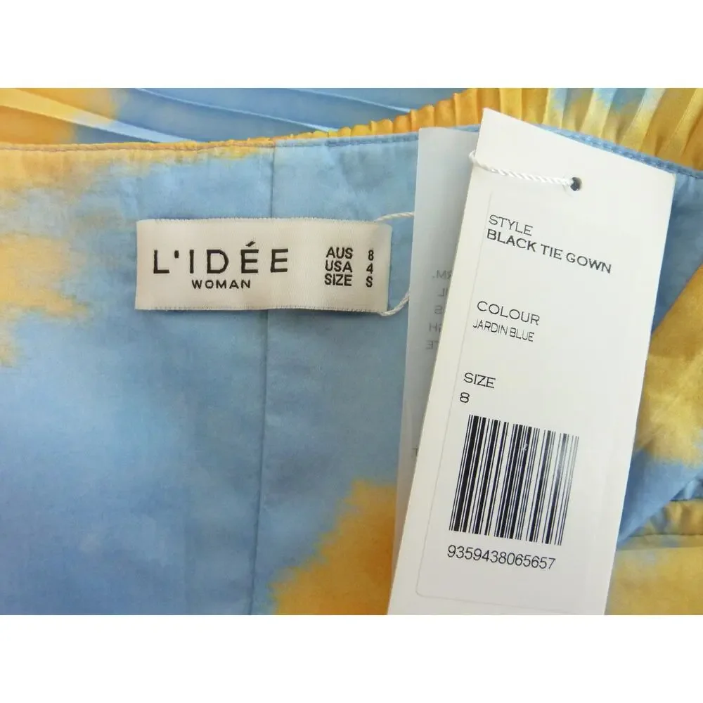 Blue and Yellow Maxi Dress - Picture 6 of 8